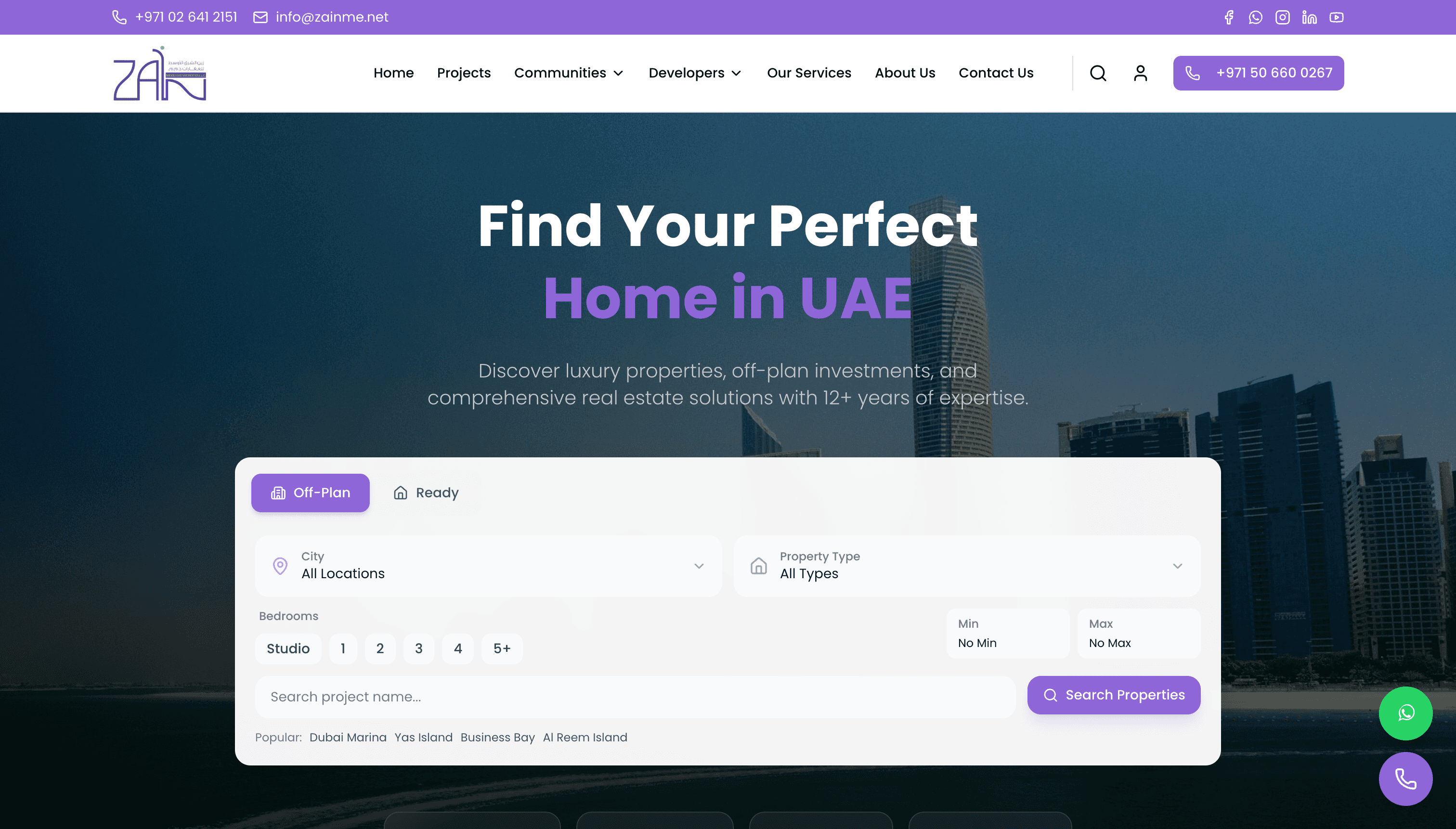 Zain Middle East Properties preview
